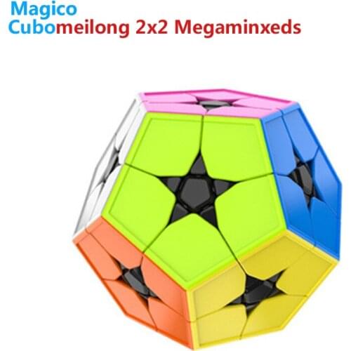 Moyu 2x2x2 megaminxeds WCA Magic Cube Stickerless 2x2 Speed Cube Educational 12 Sides MOYU Meilong Cubes Kids Puzzle Toys