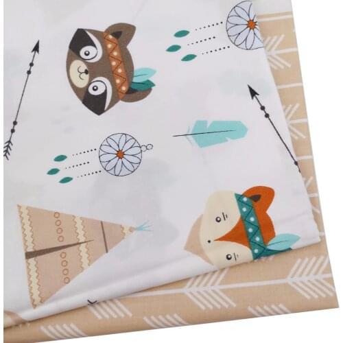 New Animal 100% Cotton Fabric DIY Patchwork Quilting Sewing Craft Pillows Baby Dress Bedding Decoration Material Tecido Tilda