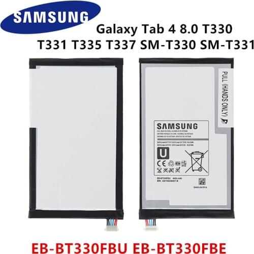 SAMSUNG Orginal EB-BT330FBU EB-BT330FBE 4450mAh Battery For Samsung Galaxy Tab 4 8.0 T330 T331 T335 SM-T330 SM-T331 T337