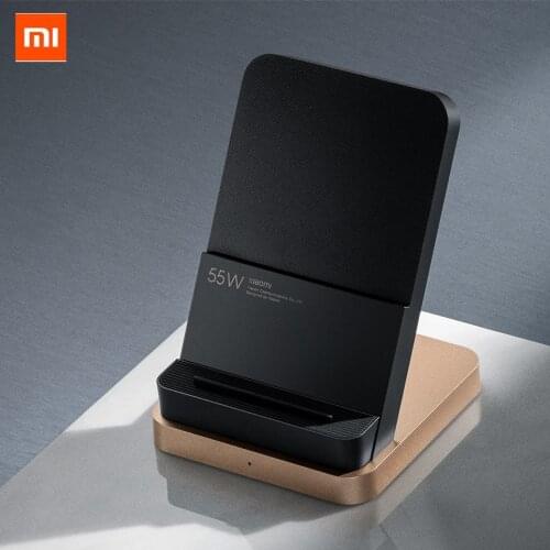 Original XiaXiaomi Wireless Charger 55W Max Vertical air-cooled wireless charging Support Fast Charger For Xiaomi 10 For Iphone