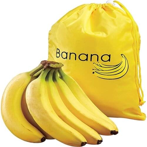 36*28CM Fresh Fruits Storage Bags for Banana Kitchen Refrigerator Storage Vegetable Baggies for Packaging Home Organization