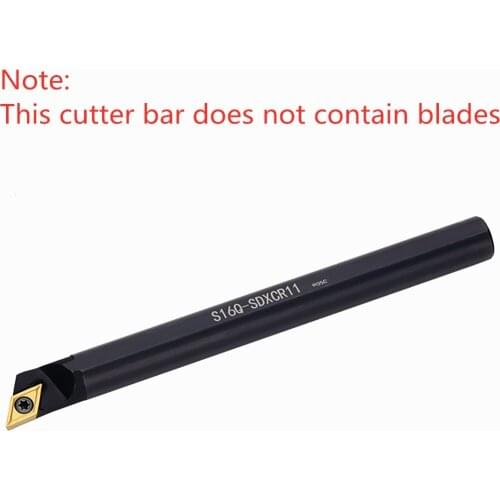 1PCS S08K S10K S12M S16Q S20R SDXCR07 SDXCR11 CNC Lathe Cutter Tool SDXCR Internal Turning Tool Holder For DCMT070204/08 VP15