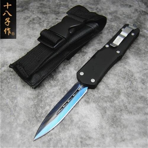 High quality Ripper,Blade:M390(Satin) Handle:7075Aluminum+CF,survival outdoor EDC hunt Tactical tool dinner kitchen knife
