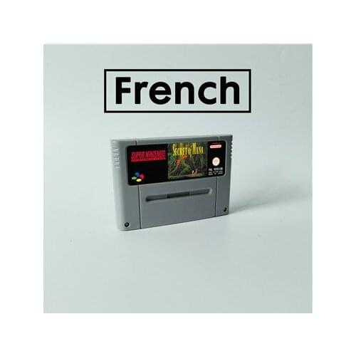 Secret of Mana - French Language - RPG Game Card EUR Version