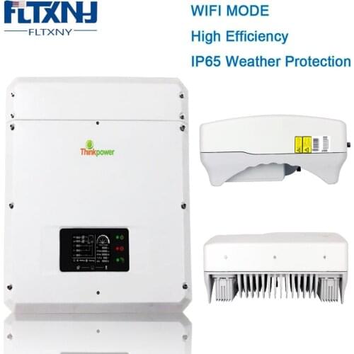 FLTXNY 8kw 10kw 15kw 20kw On Grid Inverter MPPT High Efficiency 10000W Grid Tie Solar Power Inverter for Solar Panels Wifi DC