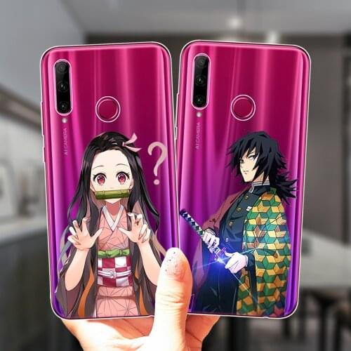 For Huawei Honor 20 Lite 30 10i 20i 30i 9X 8X 10X Mate 10 20 Lite Pro Phone Case Cute Japan Anime Demon Slayer Silicone Cover