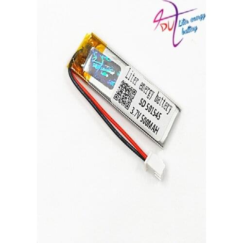Xhr-2p 2.54 500mah 501545 3.7v Lithium Polymer Battery 501646 Recording Pen Business