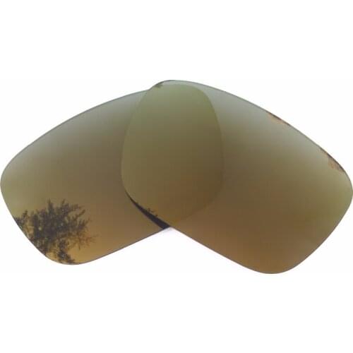 Bronze Gold Mirrored Polarized Replacement Lenses for Jury Sunglasses Frame 100% UVA & UVB