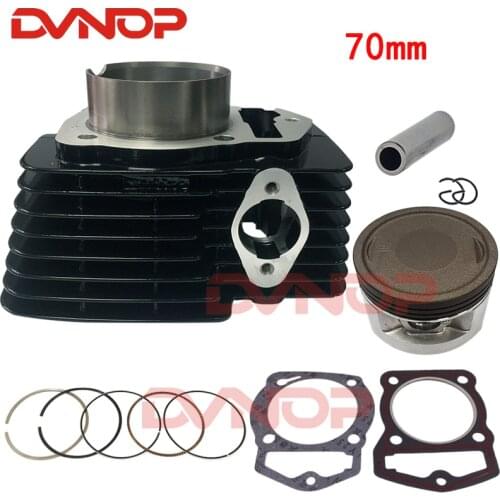 ZONGSHEN CBB250 WELS 70mm cylinder block piston ring pin gasket with balance shaft KAYO dirt pit bike atv accessories