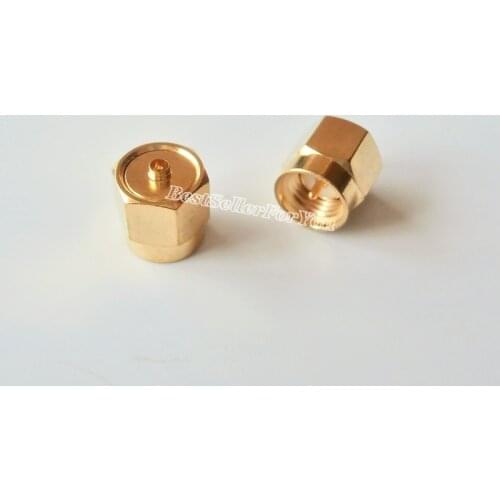 1Pcs Adapter SMA Connector-IPX Adapter SMA Connector Plug Male To IPX U.FL Plug Straight Connector