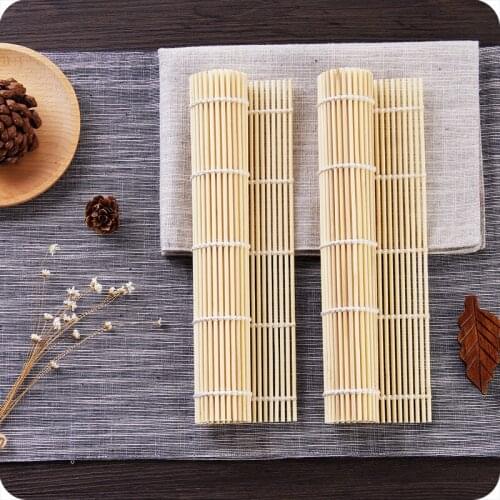 10pcs Sushi Tools Sushi Maker Rolling Mold Tools Japanese Rice Roller Maker Kitchen Sushi Bamboo Mat for Kitchen Accessories