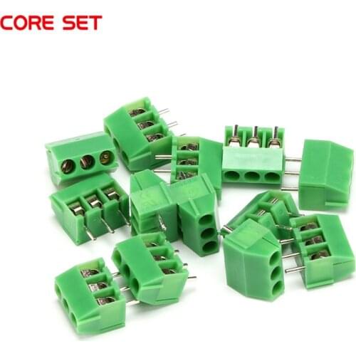 10Pcs/Lot KF350 3Pin 3.5mm pitch PCB Screw Terminal Block Connectors 300V/10A