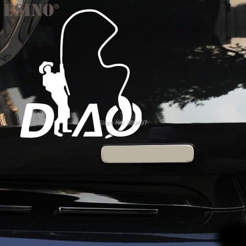 10 x Funny Creative Cartoon Animal Car Sticker Fishing DIAO Car Accessories Styling Decoration Auto Car Accessories Decal Vinyl