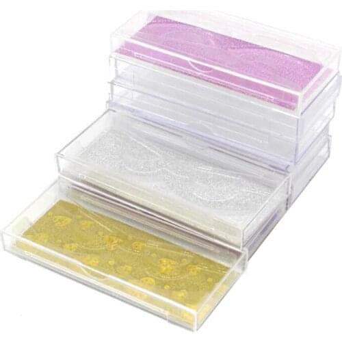 20/pack lash case Sliding Cases Professional Packaging Accessories for Eyelash Case For the inside of the Glitter Background