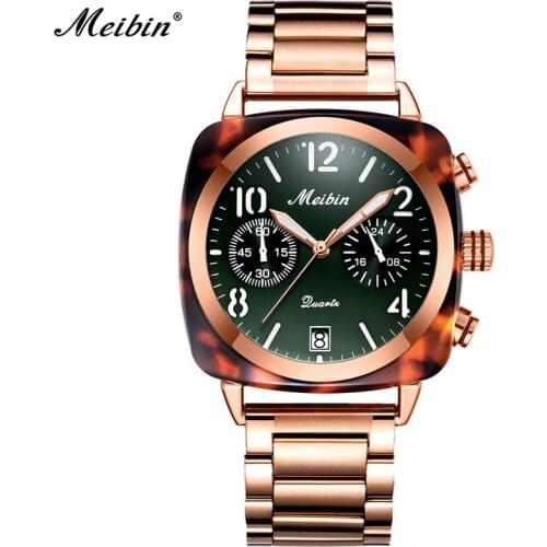 2019 Fashion Longbo Square Unisex Watch Men Ladies Quartz Casual Full Golden Steel Reloj Hombre Date Women Dress Wrist Watches