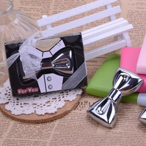 5pcs lot Metal Sliver Tie Design Beer Bottle Opener Wedding Best man Hen Bachelorette party Groomsman gifts