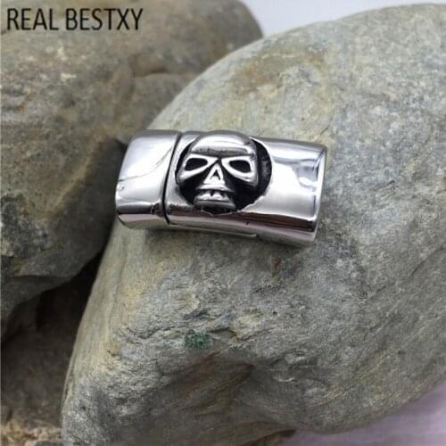 50pcs/lot Pattern Stainless Steel Magnetic Clasp Leather Cord Clasps Magnet Buckle DIY Bracelet Jewelry Making Components Clasps