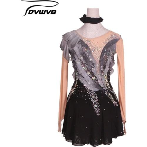 DVWVB New figure skating suit tracksuit for boys and girls S7