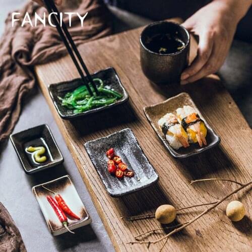 FANCITY Japanese sauce dish, seasoning dish, soy sauce dish, mustard dish, consumer and commercial ceramic dish, and restaurant