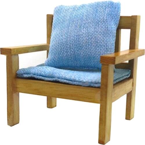 Handmade Realistic 1/12 1/6 Scale Dollhouse Wooden Sofa Miniature Furniture Accessories