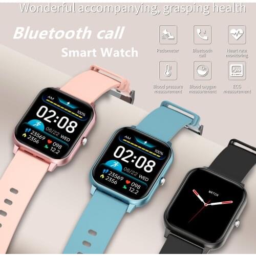 Smart Watch MKS50 Big Battery 320mAh Bluetooth Call 1.75inch ECG PPG Receive Make Call Remote Camera Fitness tracker