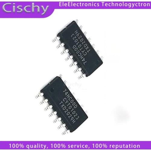 10pcs 74HC00D SOP14 74HC00 SOP SN74HC00DR SOP-14 SN74HC00 SMD