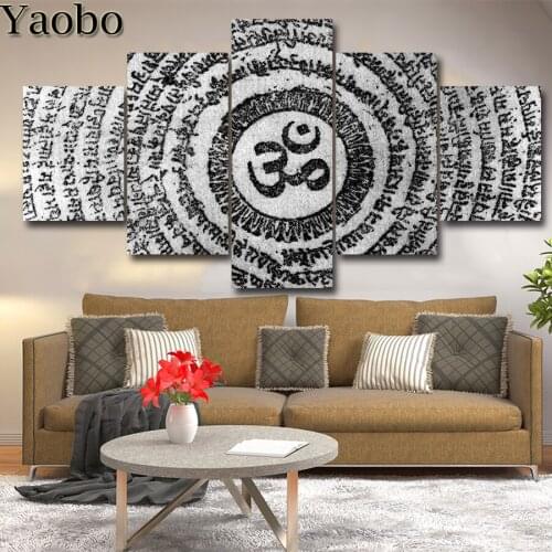 Religion Muslim Bible 5d Diy Diamond Painting Full Square round Drill Diamond Embroidery Cross Stitch kits Diamond Mosaic 5 Pcs