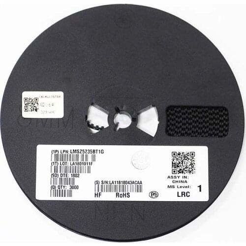 50PCS Zener diode LMSZ5235BT1G 6.8V 0.5W(500mW) SOD-123 LMSZ5235BT1G