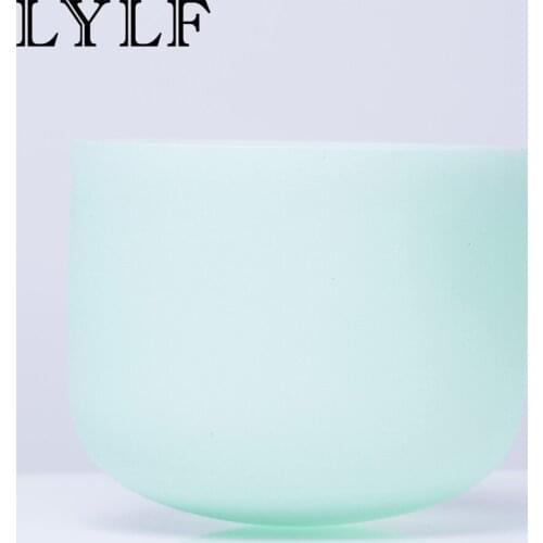 10 Inch F Heart Light Green - Energy Healing Chakra Quartz Crystal Singing Bowl