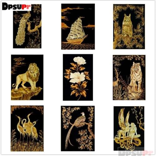 Dpsupr Diamond Painting "Sailing animal landscape" Cross Stitch Custom Photo Diamond Embroidery Square Round Drill Home Decor