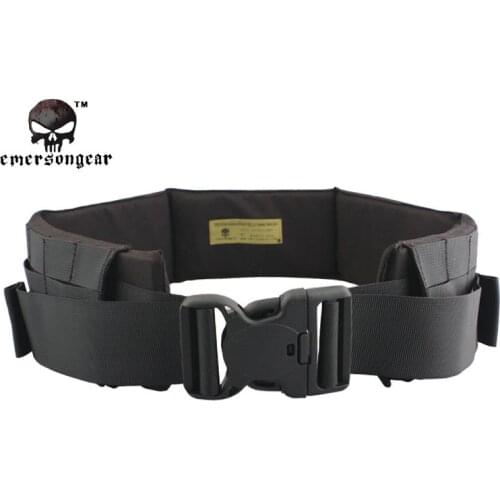 Emersongear MOLLE Padded Patrol Belt Airsoft Combat Belt EM1760 Black