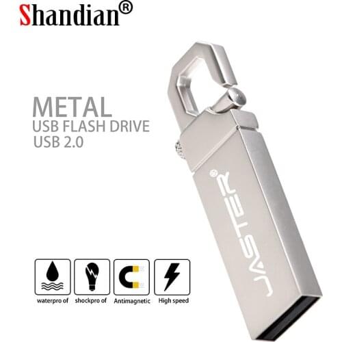 USB Flash Drive 64GB Metal Pendrive High Speed Memory Stick 4GB 32GB Pen Drive Real Capacity 16GB USB Flash Custom LOGO