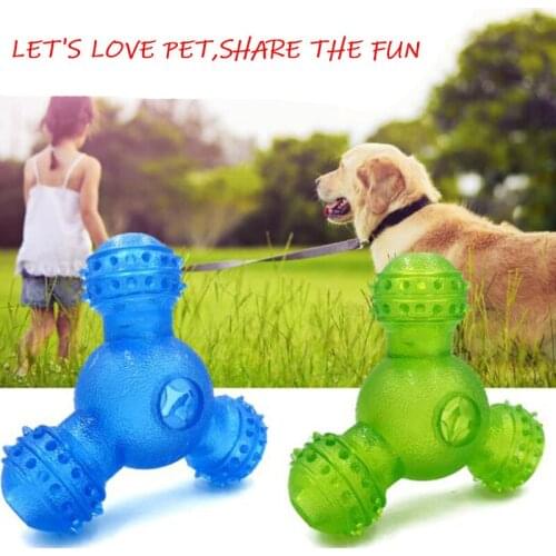 Puzzle Dog Toys For Small Dogs Three-Hole Tumbler Leaking Device Cats Dogs Toys Cleaning Molar Feeding Toy For Yorkshire Terrier