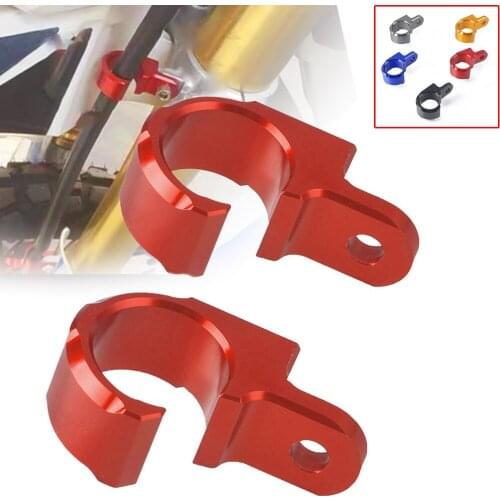 For Honda CRF250M CRF250L 2012 2013 2014 2015 Motor Dirt Bike Front Brake Caliper Bracket Hose Tube Clamps CRF250 CRF 250 L M