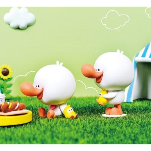 Cute Toys Genuine Foxtail Vitality Duck Blind Box Series Trendy Doll Hand-made Ornaments
