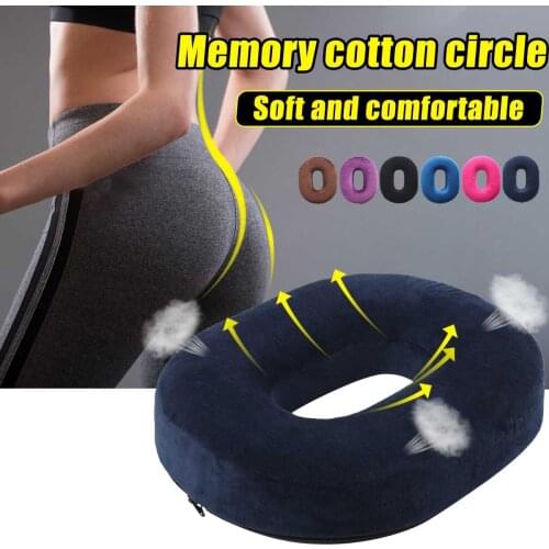 Multifunction Anti Hemorrhoid Massage Chair Seat Cushion Hip Push Up Orthopedic Foam Memory Pillow Home Car Office Seat Cushion