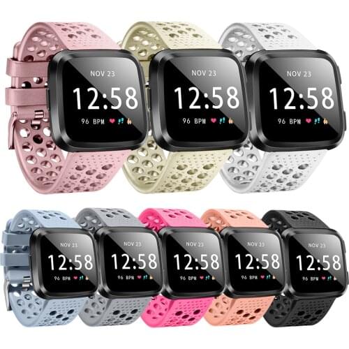 For Fitbit Versa Lite Band Silicone Soft Smartwatch Strap Wrist Band For Fitbit Versa Sport Wristbands for Versa Bracelet