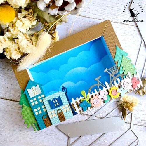 Panalisacraft 3 sizes Photo Frame Metal Cutting Dies Stencils for DIY Scrapbooking/album Decorative Embossing DIY Paper Cards