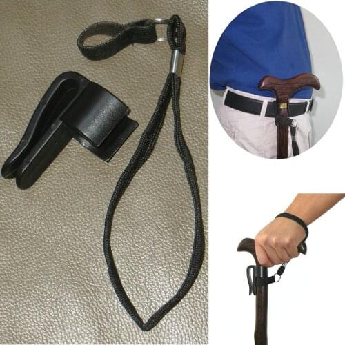 Walking Stick Cane Holder and Wrist Strap Fit Walking Sticks and Canes In 7/8~1"