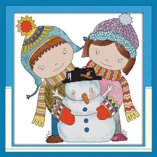 Everlasting Love Merry Christmas(8) Ecological Cotton Chinese Cross Stitch Kits Counted Stamped 14 11CT New Year Sales Promotion