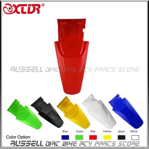 Rear Plastic Fenders Mudguards FOR KAWASAKI MOTOR DIRT BIKE PARTS KX65 KLX110 SUZUKI DRZ110