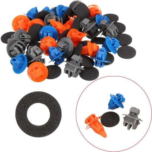 30Pcs Vehicle Flare Panel Clip Car Front Door Trim Body Moulding Repair Kit For Toyota Prado 120 4Runner /FJ Cruiser Highlander