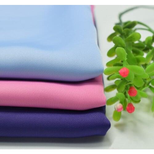 100% polyester double-face satin fabric silky smooth for summer women dress