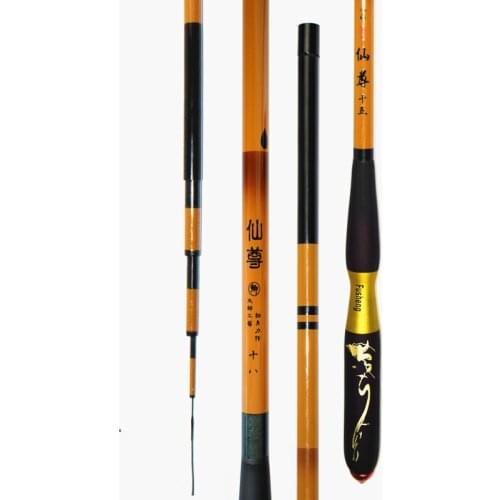 2.7m-6.3m Taiwan Fishing Rod 28 Tone Carp and Squid Fish Pole Carbon Ultra-light Ultra-hard Hand Olta Fishing Pesca Fishing Gear