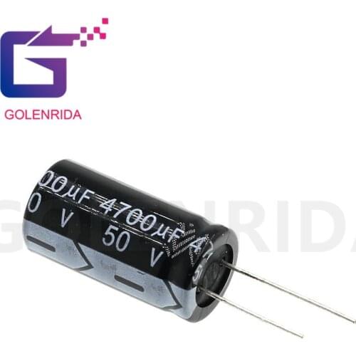 2PCS Electrolytic capacitor 50V4700uF 18*35mm aluminum electrolytic capacitor 4700uf 50v