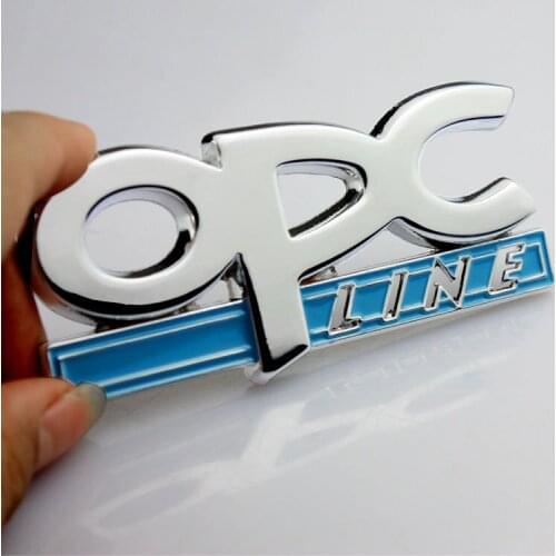 Car-styling 3D Metal OPC LINE Emblem Car Side Fender Tail Badge Sticker for OPEL Zafira b Corsa d Insignia Mokka Regal car cover