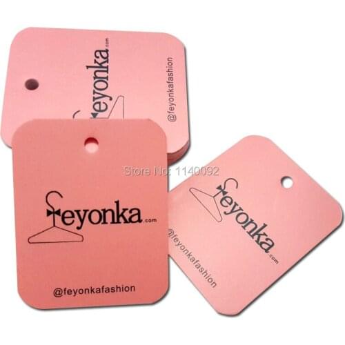 Free shipping clothing paper tags/garment swing tag/clothing customized hang tag/garment printed labels/logo 200 pcs a lot
