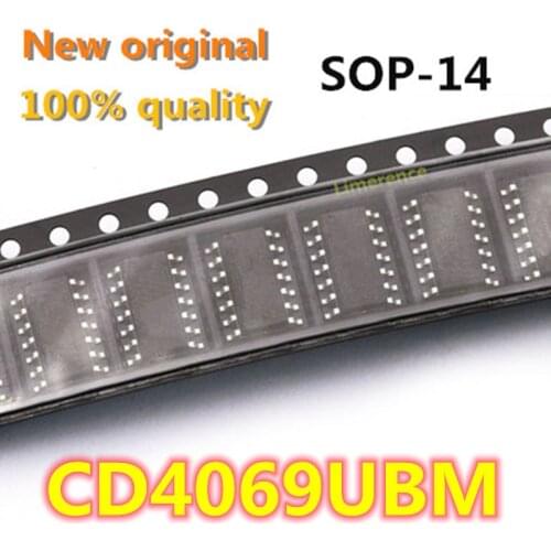 10PCS CD4069UBM SOP-14 CD4069 CD4069BM 4069 SOP14 SMD New and Original IC Chipset