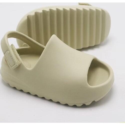 2021 Childrens Summer Sandals Kids Shoes Baby Toddler Boys Girls Foam Beach Slides Bone Resin Children Lightweight Water Shoes