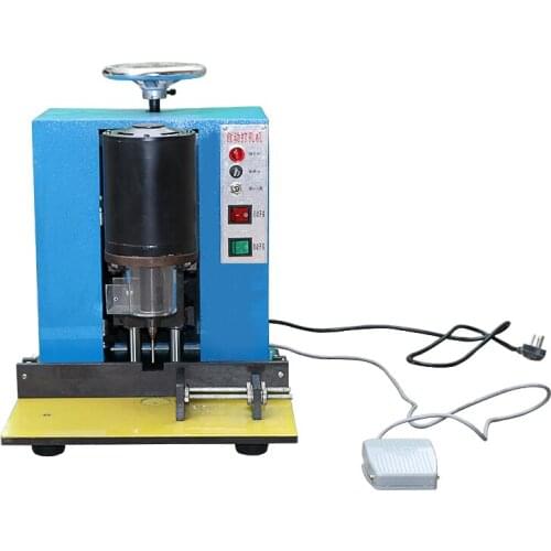 DK-AD Automatic Heavy-Duty Punching Machine 220V Mounted Handbag Paper Punching Machine Single-Head Punching And Binding Machine